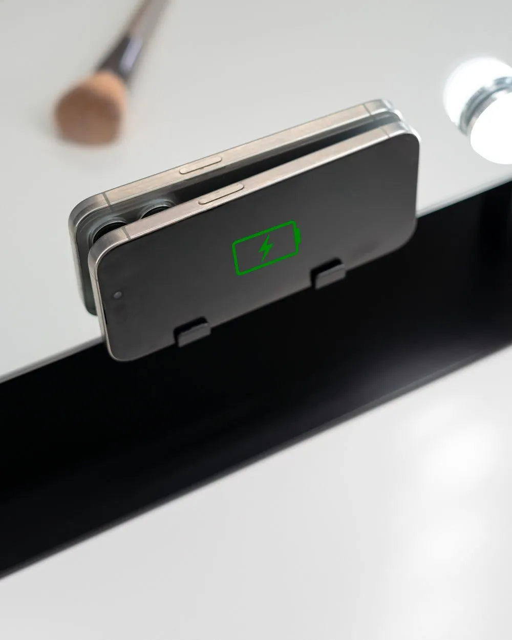 Espejo maquillaje con luz LED - BELLA - Flamingueo