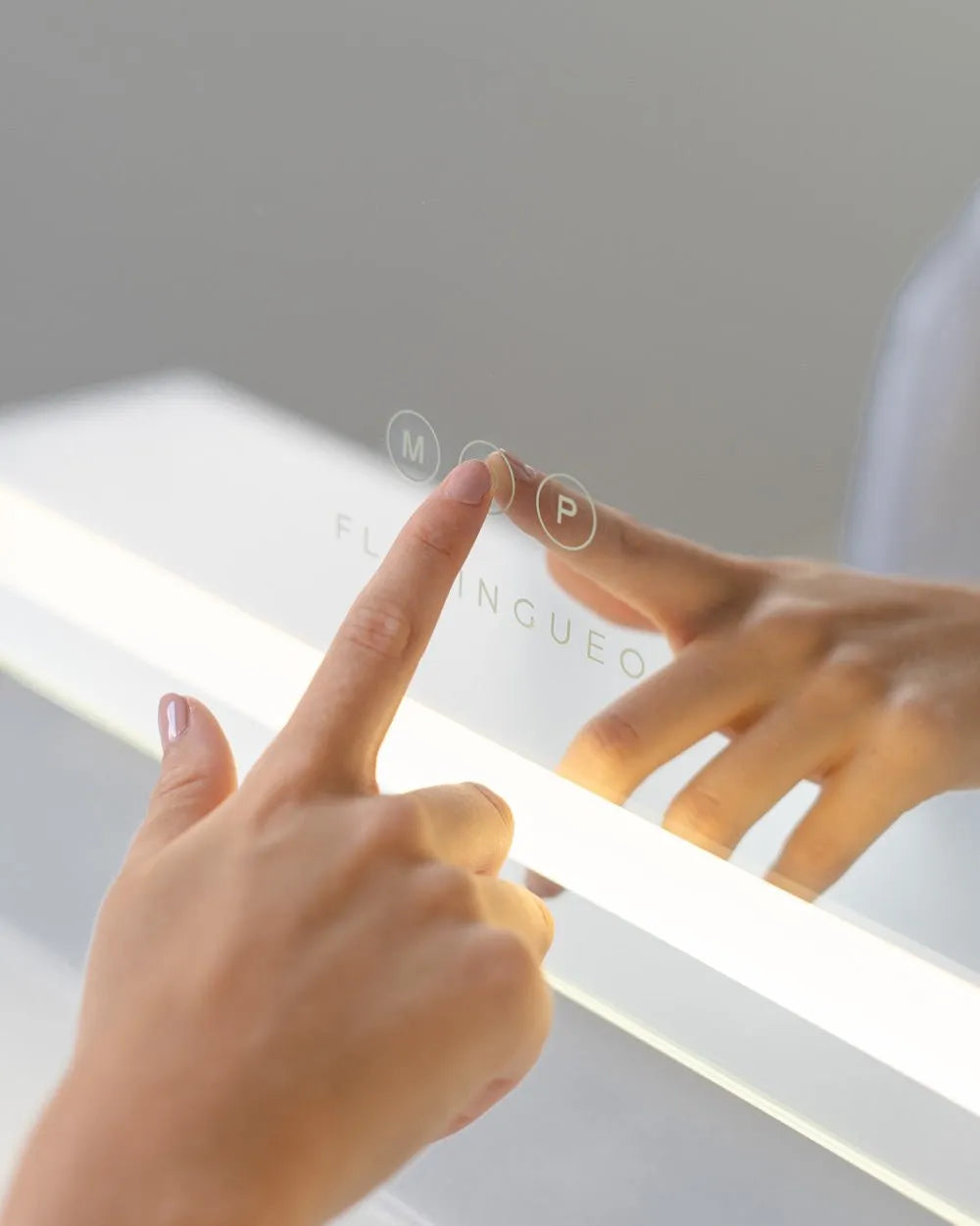 Espejo maquillaje con luz LED - BLAIR - Flamingueo