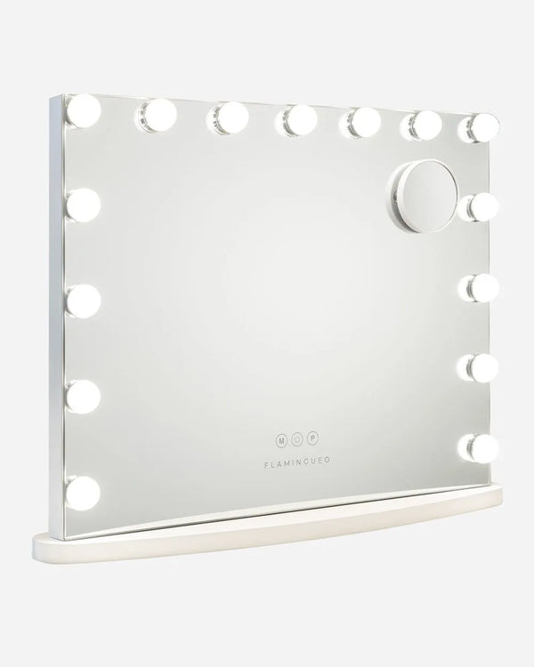 Specchio per il trucco con luce LED - GEORGINA - Flamingueo