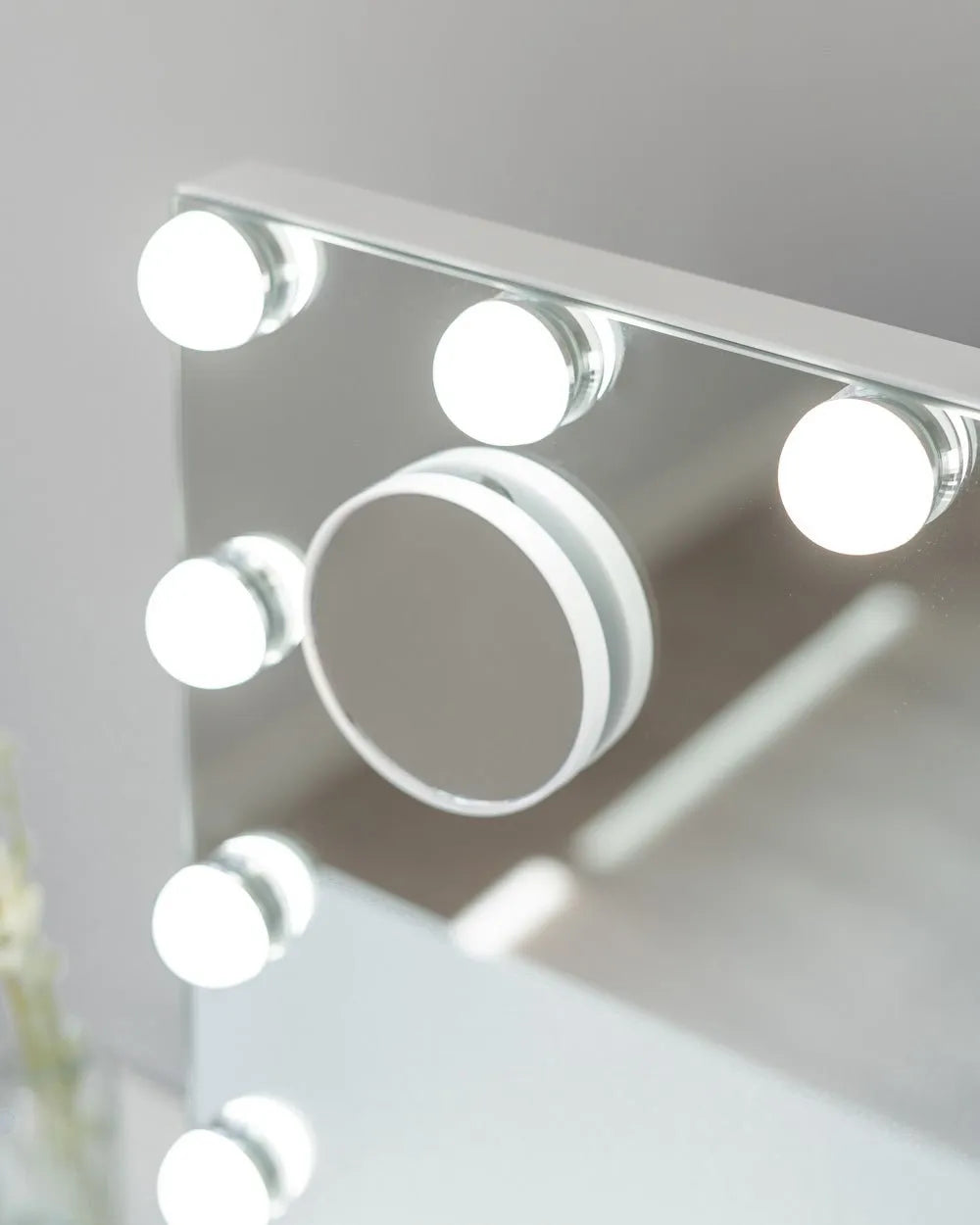 Espejo maquillaje con luz LED - GEORGINA - Flamingueo