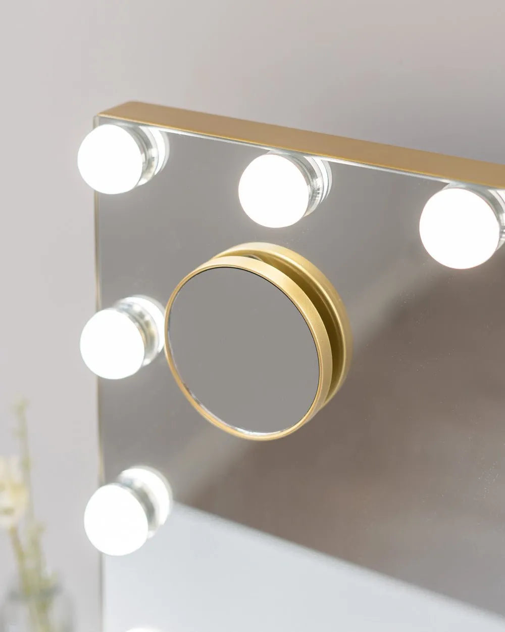 Espejo maquillaje con luz LED - KIM - Flamingueo