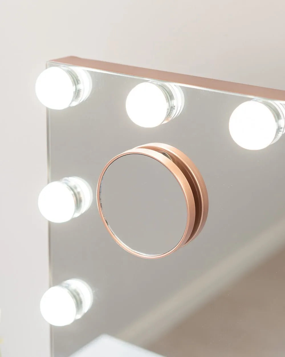 Espejo maquillaje con luz LED - KIM - Flamingueo