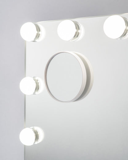 Espejo maquillaje con luz LED - KIM - Flamingueo