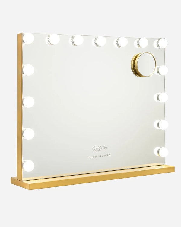 Specchio per il trucco con luce LED - KIM - Flamingueo