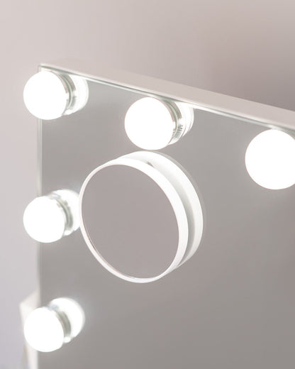 Espejo maquillaje con luz LED - SERENA - Flamingueo