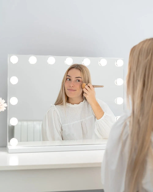 Espejo maquillaje con luz LED - SHARPAY - Flamingueo