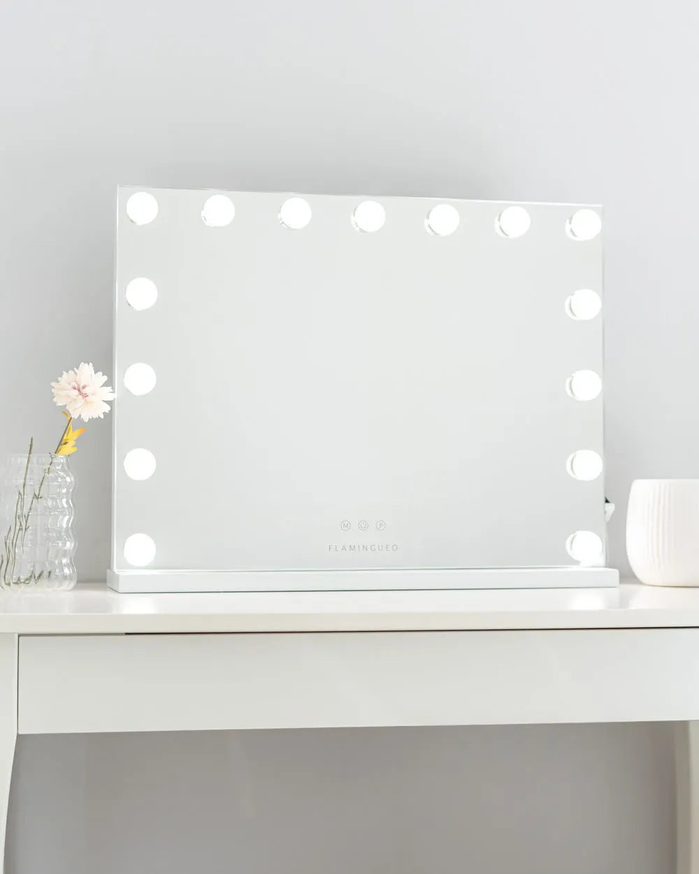 Espejo maquillaje con luz LED - SHARPAY - Flamingueo