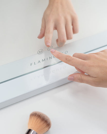 Espejo maquillaje con luz LED - SHARPAY - Flamingueo