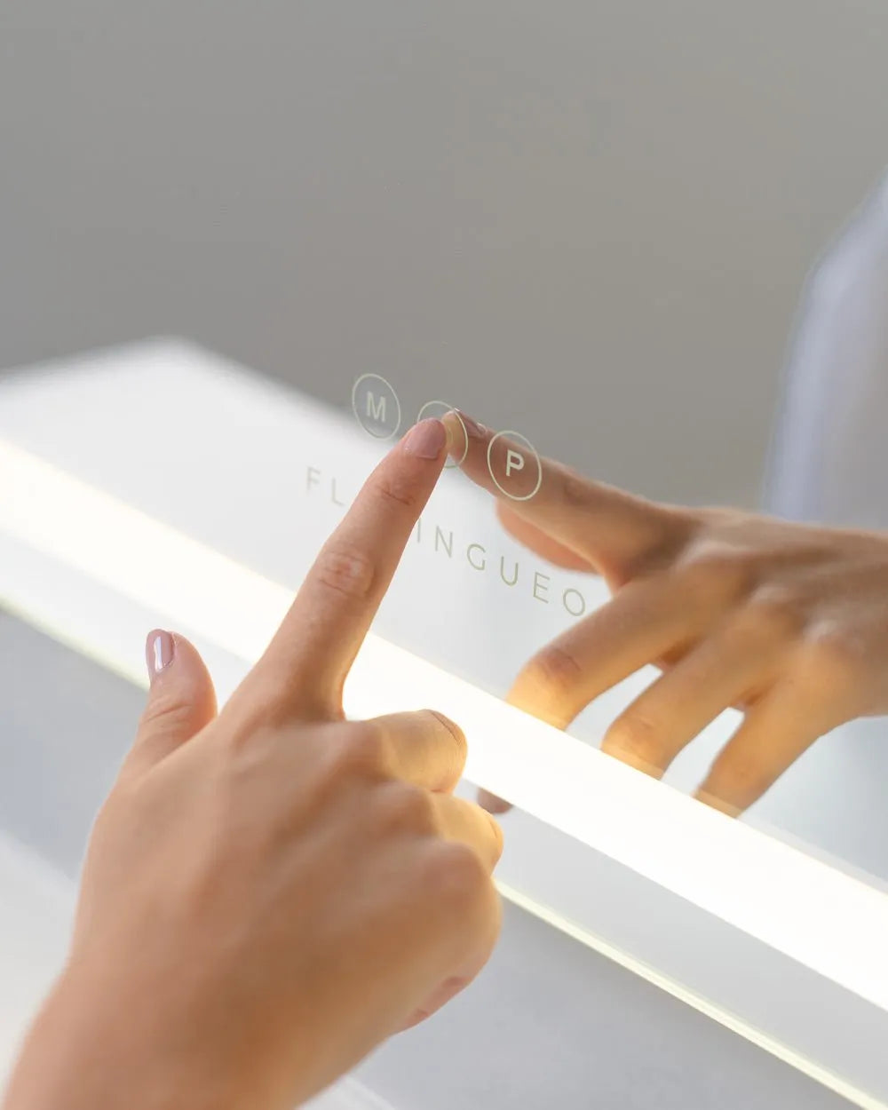 Espejo maquillaje con luz LED - SOPHIE - Flamingueo