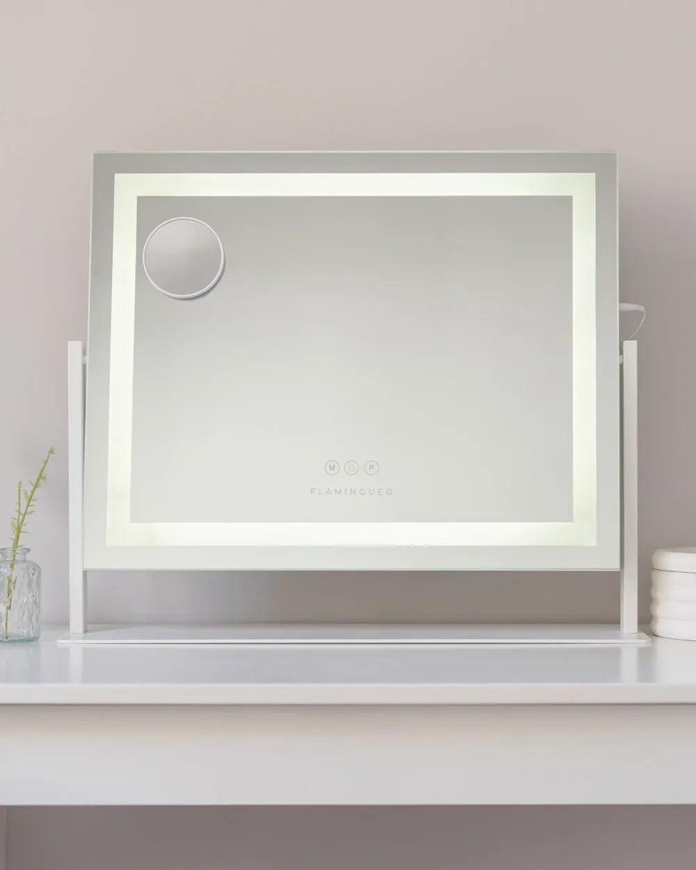 Espejo maquillaje con luz LED - SOPHIE - Flamingueo