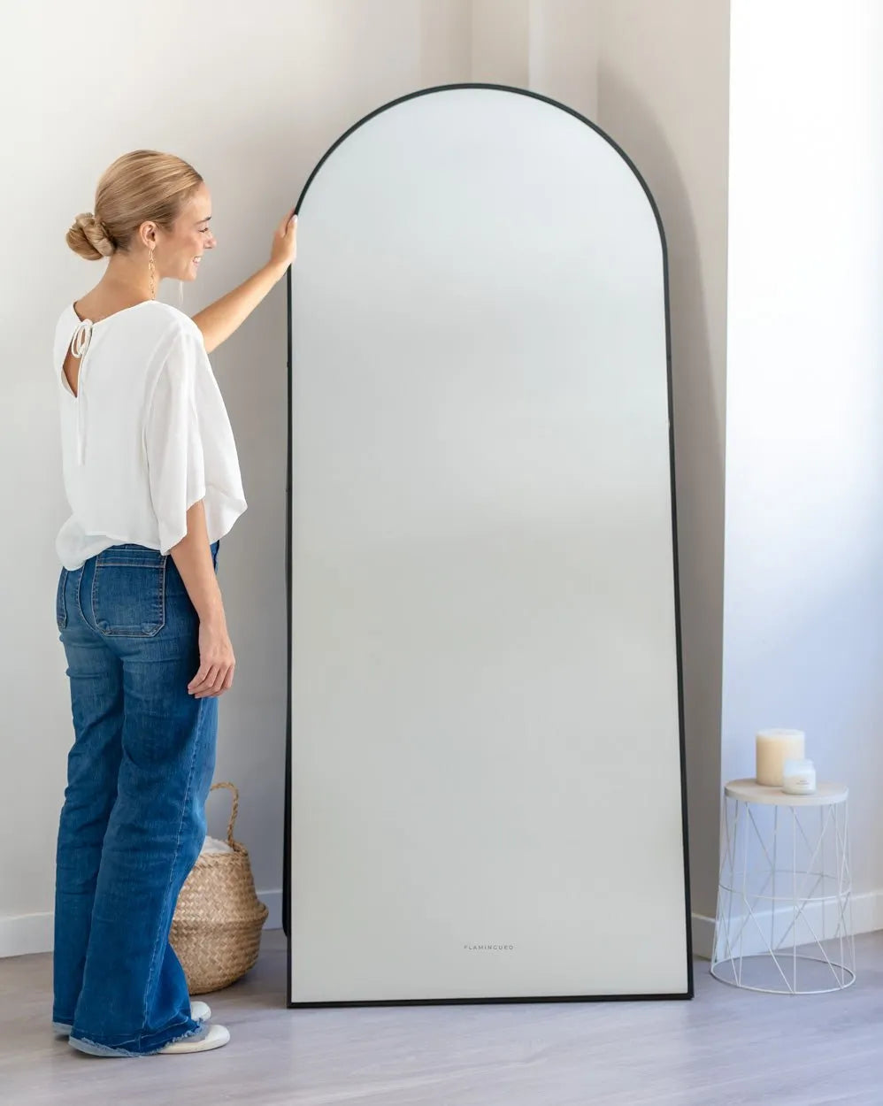 Miroir multipositions - Miroir sur pied ARIA - Flamingueo