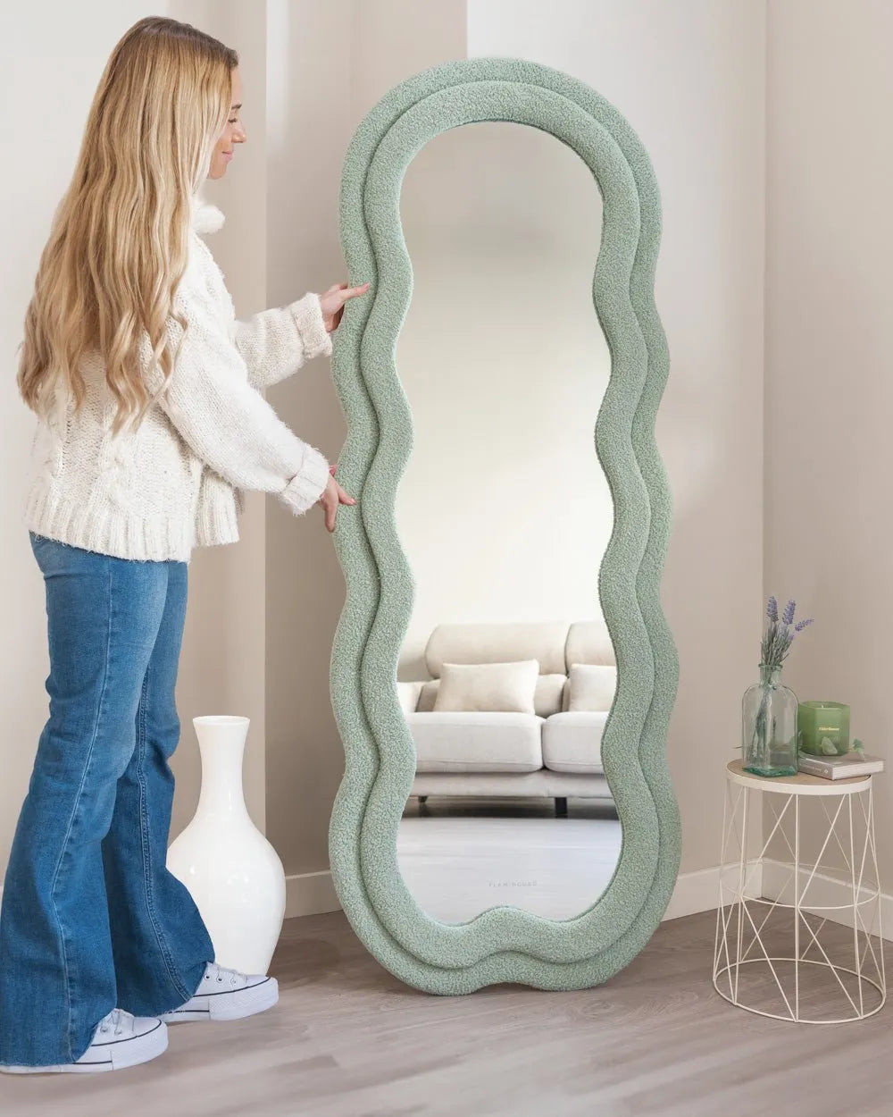 Specchio da parete Teddy - Specchio freestanding CHARLOTTE - Flamingueo