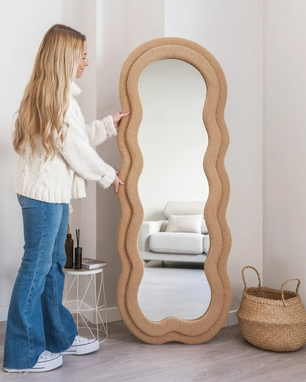 Specchio da parete Teddy - Specchio freestanding CHARLOTTE - Flamingueo