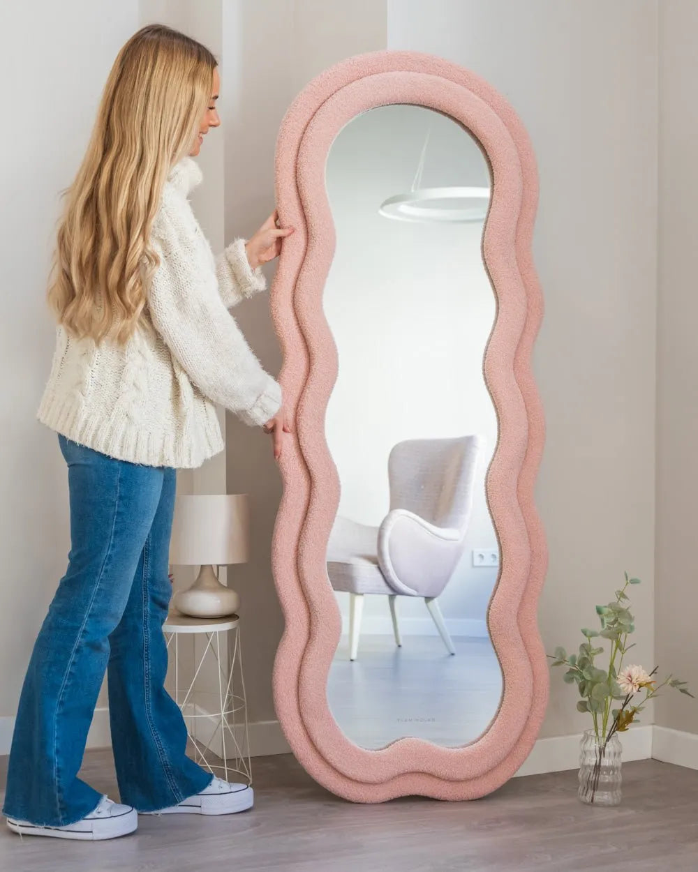 Specchio da parete Teddy - Specchio freestanding CHARLOTTE - Flamingueo