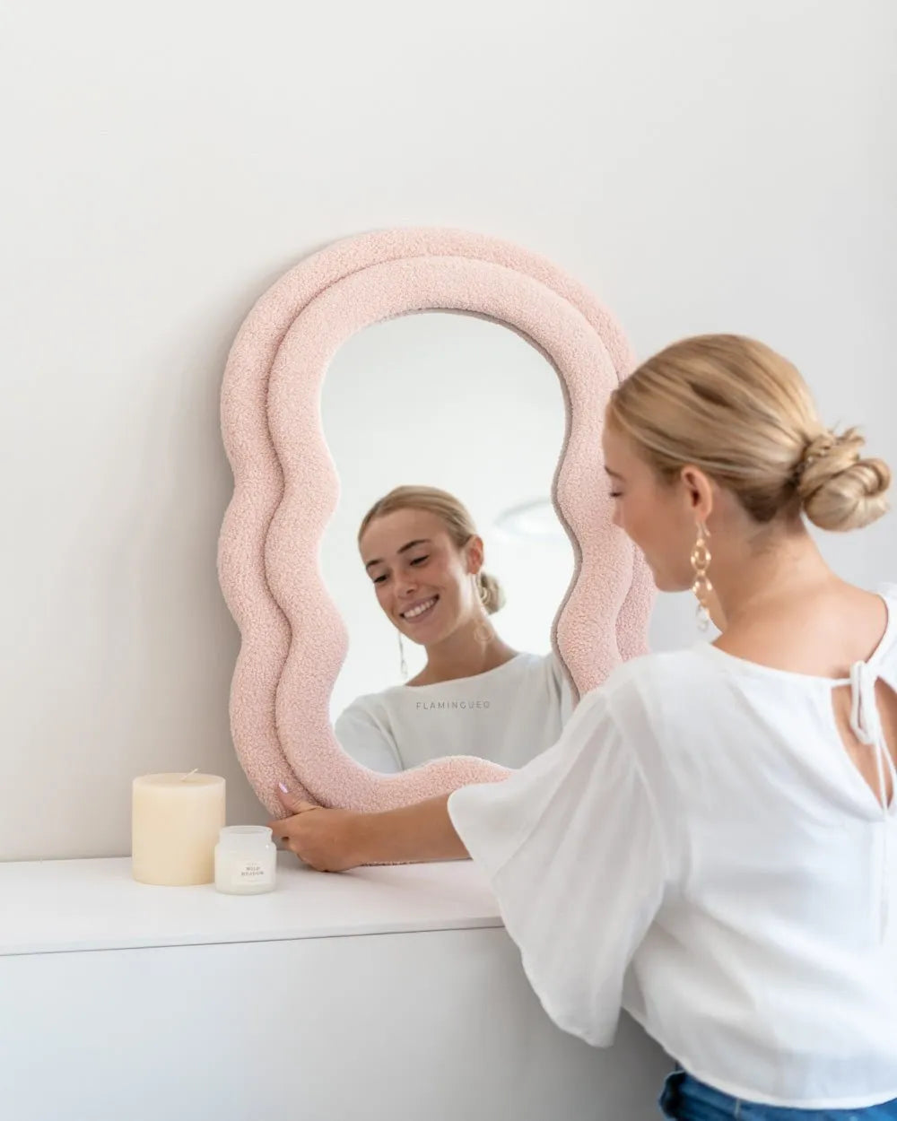 Specchio da toeletta Teddy - CHARLIE - Flamingueo