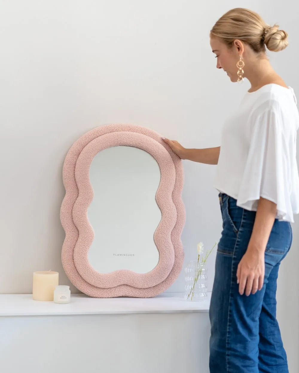 Specchio da toeletta Teddy - CHARLIE - Flamingueo