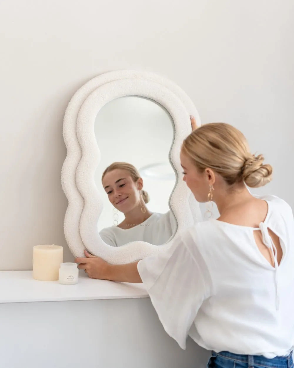 Espejo Tocador Teddy - CHARLIE - Flamingueo