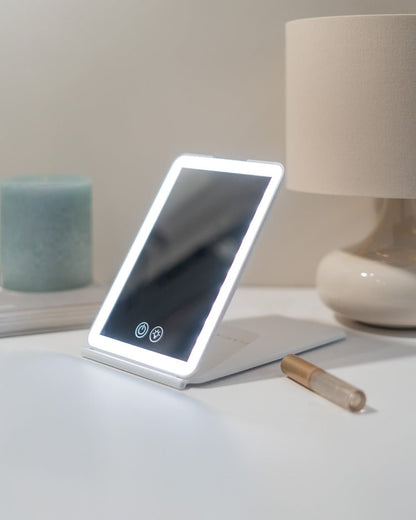 Espejo Viaje con luz LED - AIRE - Flamingueo