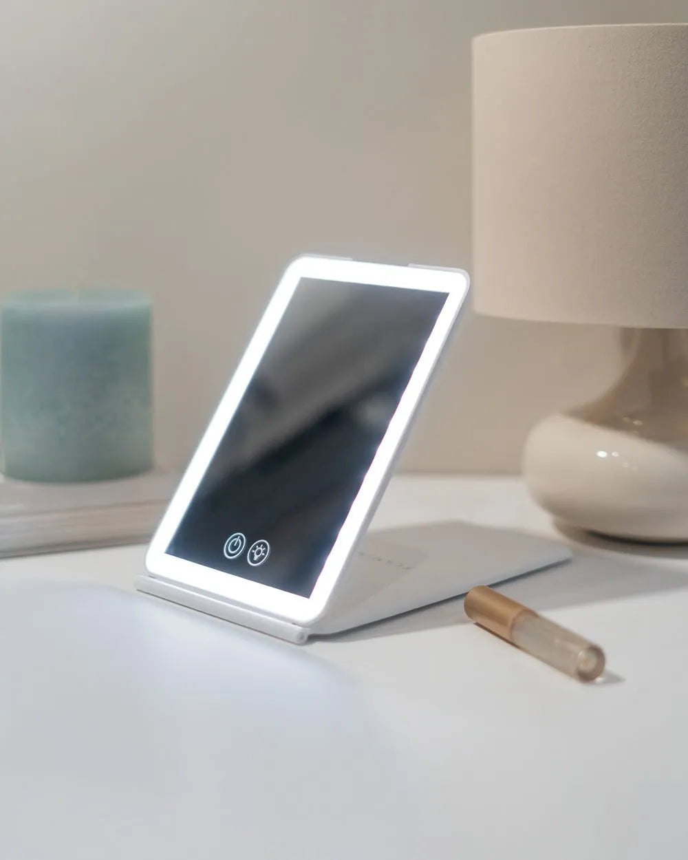 Espejo Viaje con luz LED - AIRE - Flamingueo