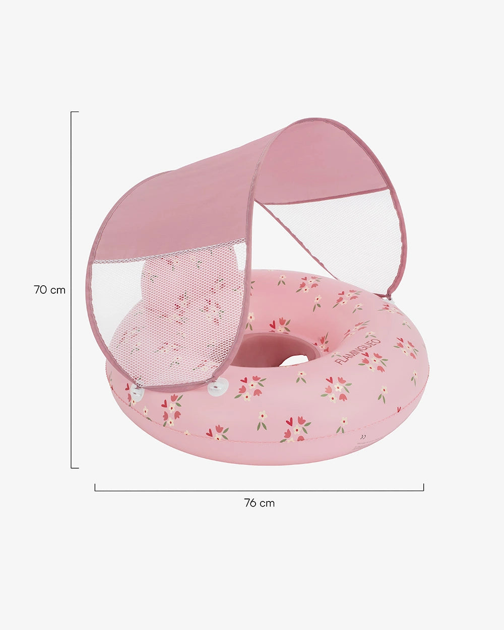 Medidas del producto Flotador bebé con asiento y capota – LEONOR