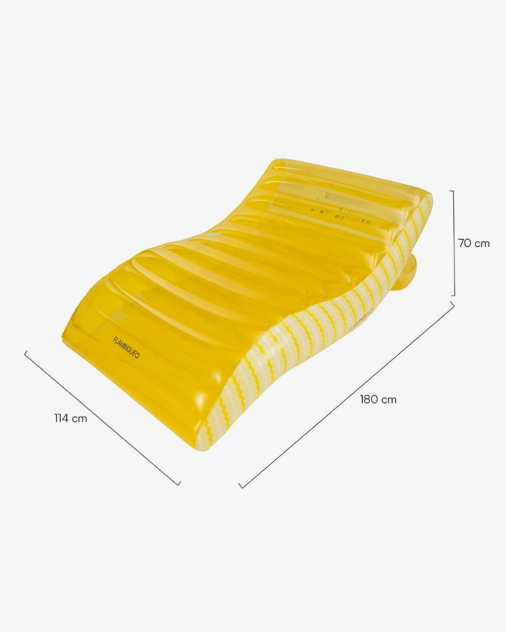 Medidas del producto Colchoneta hinchable para piscina extragrande – SWELLA