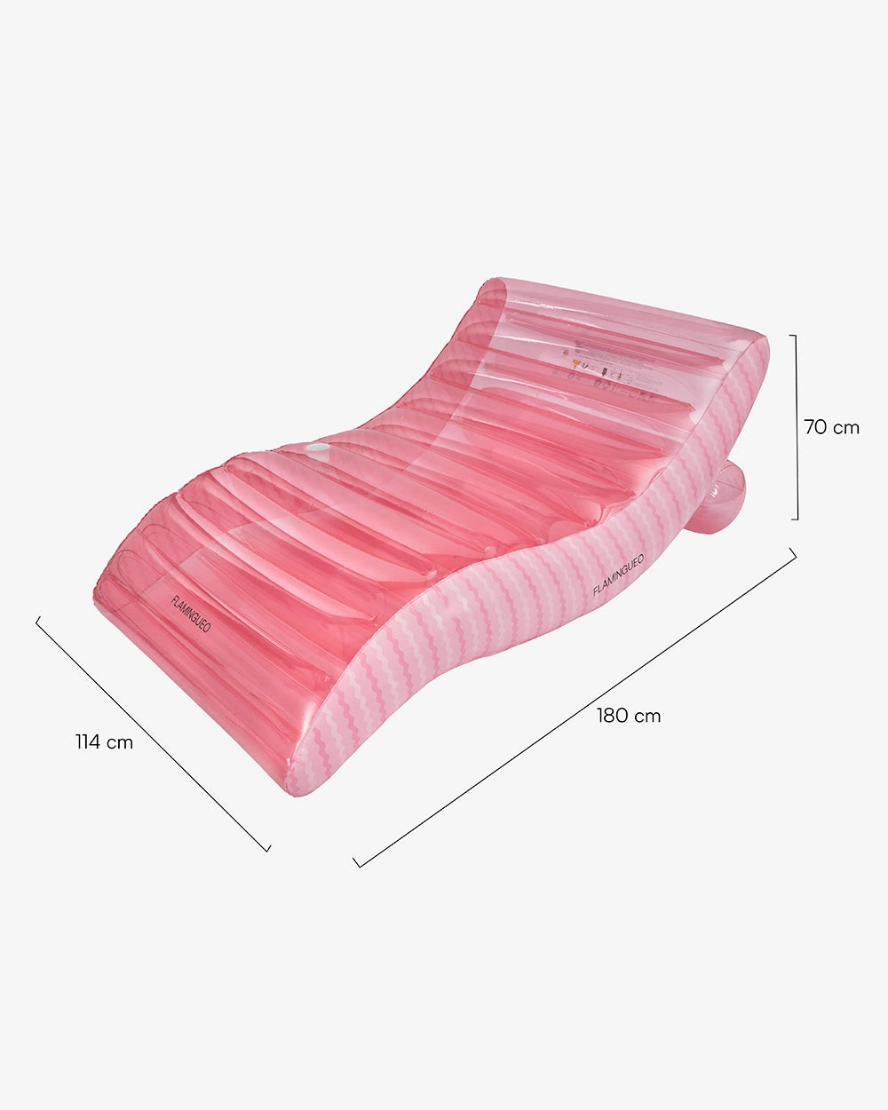 Medidas del producto Colchoneta hinchable para piscina extragrande – SWELLA