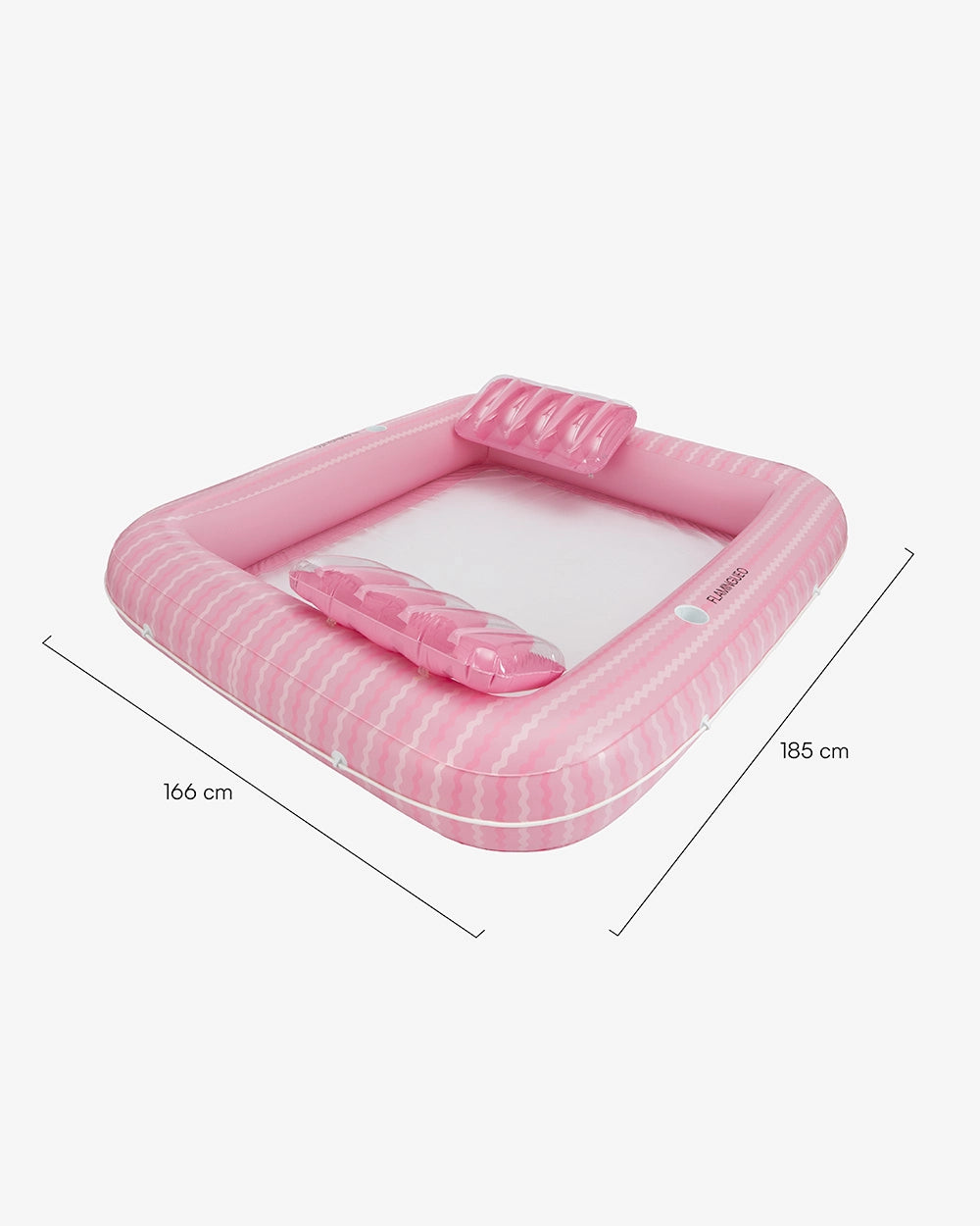 Medidas del producto Colchoneta hinchable doble con rejilla – LOLA