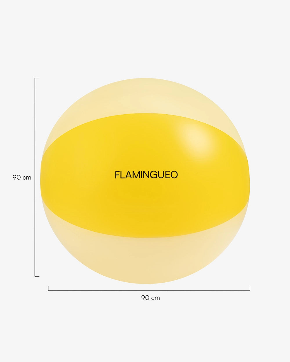 Medidas del producto Pelota hinchable gigante para playa y piscina – HOOP