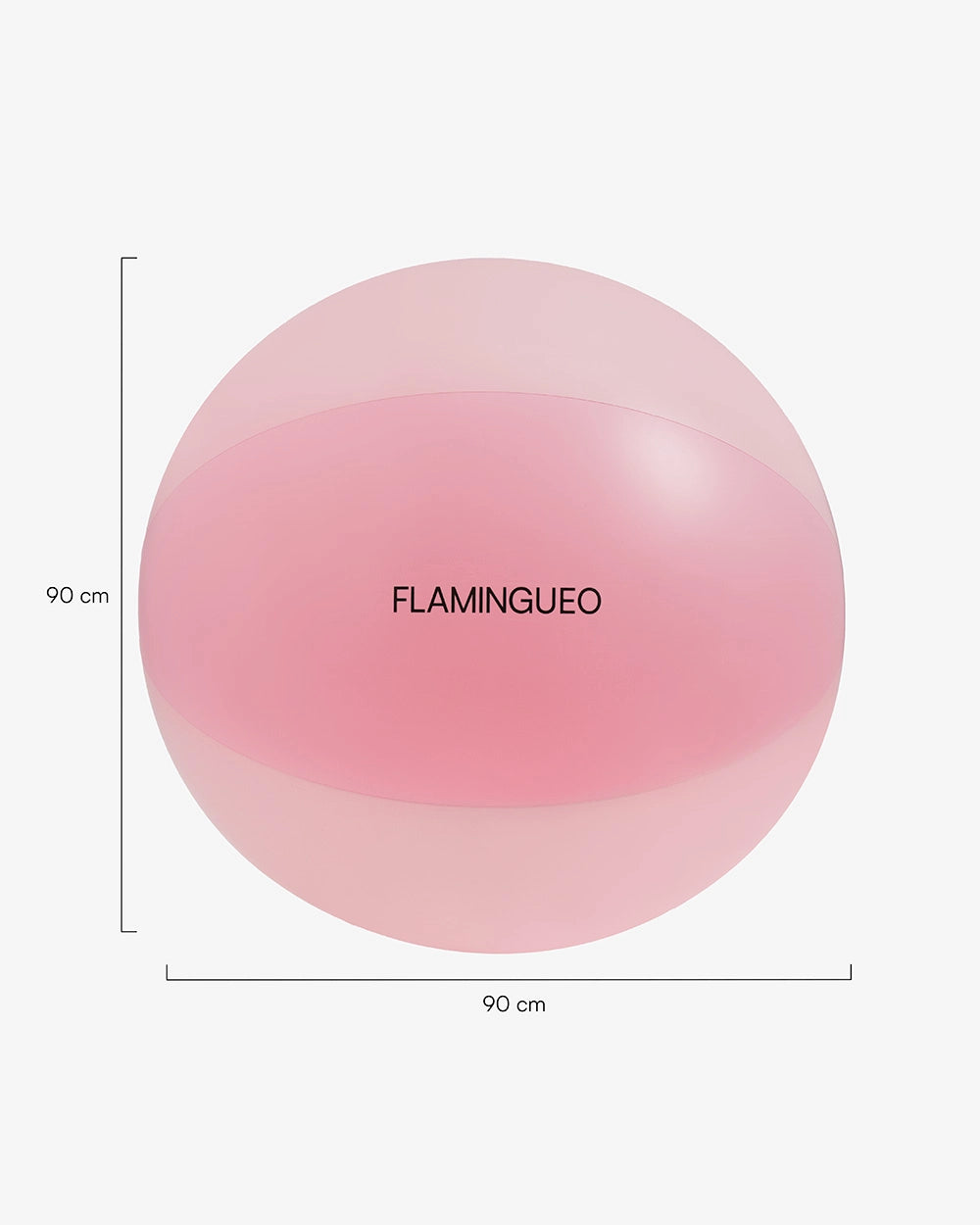 Medidas del producto Pelota hinchable gigante para playa y piscina – HOOP