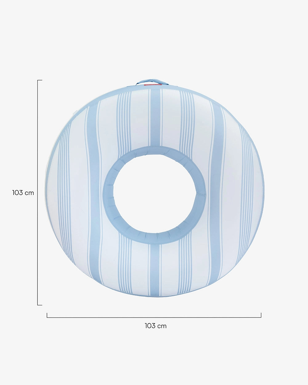 Medidas del producto Flotador donut premium con cuerda de agarre – GLAM