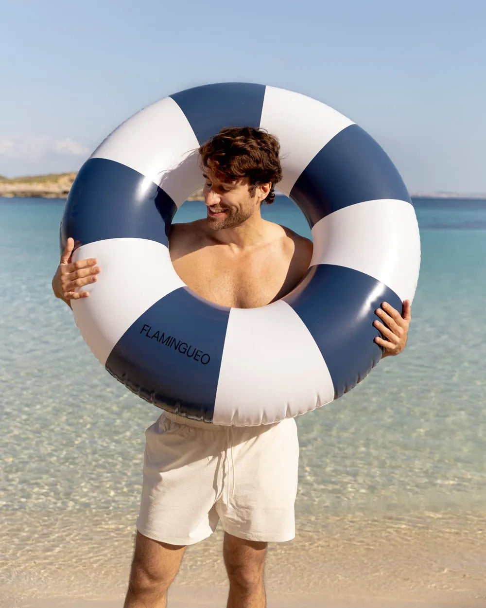 Flotador donut azul - ALABAMA - Flamingueo