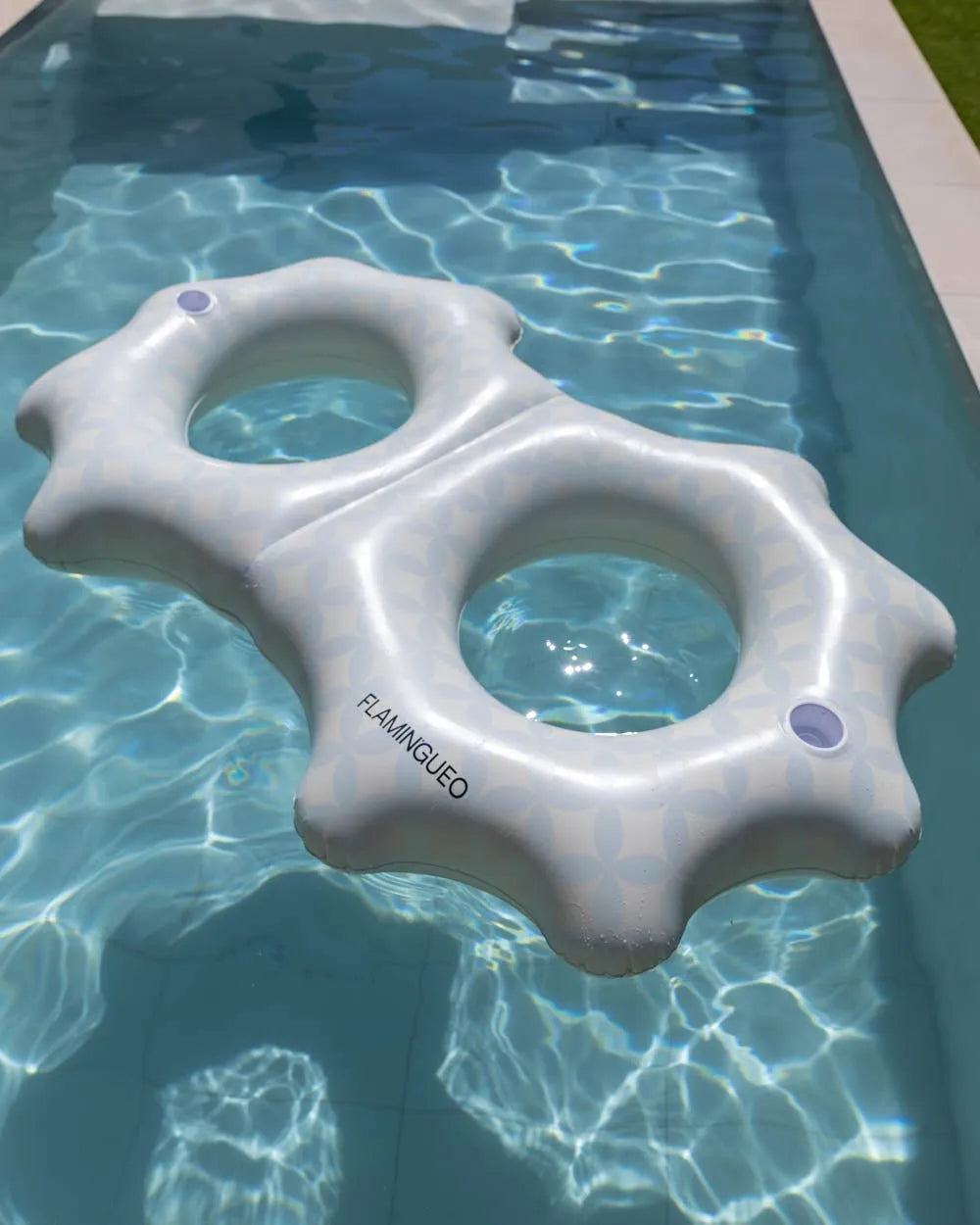 Flotador donut doble aguamarina - CIAO - Flamingueo