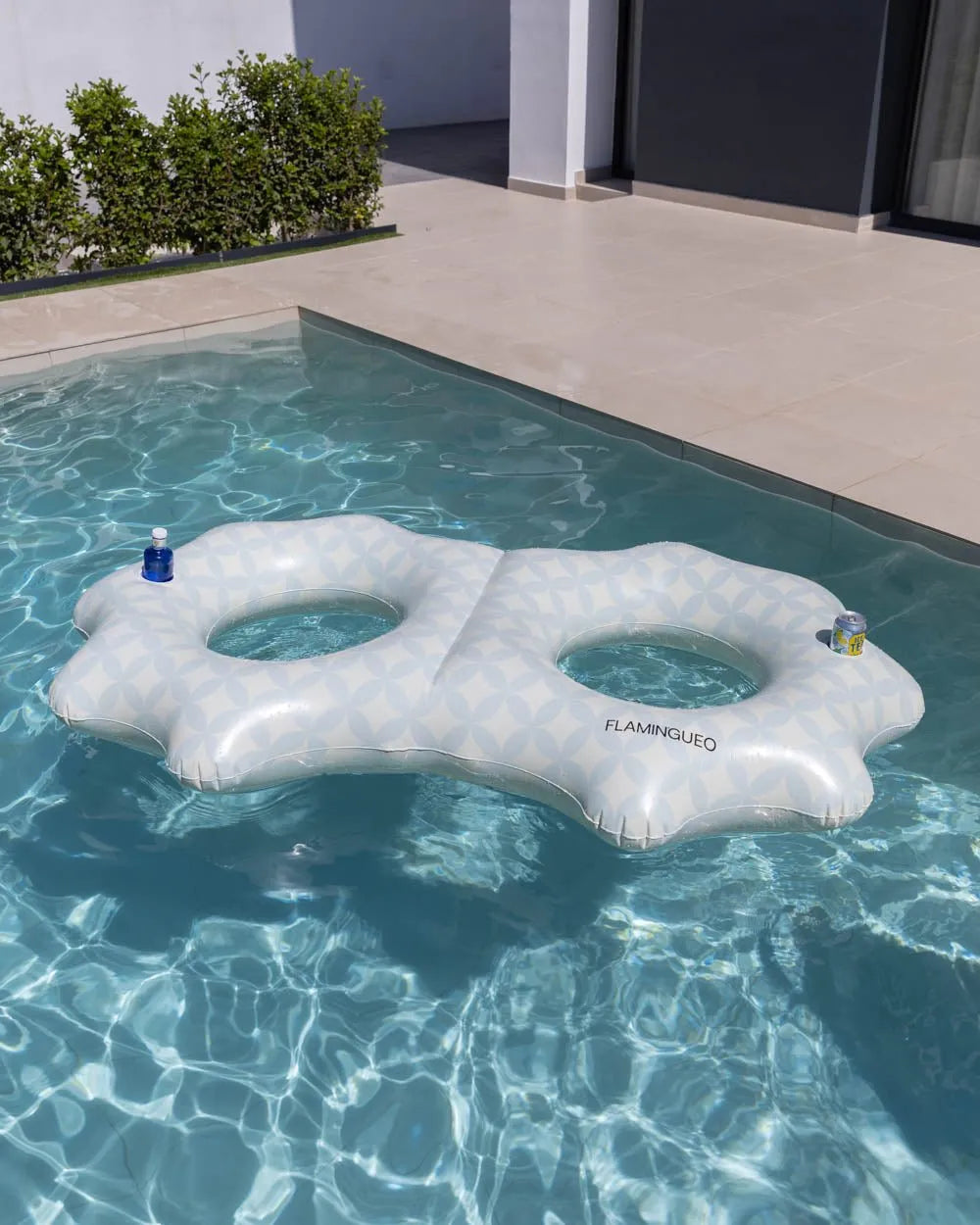 Flotador donut doble aguamarina - CIAO - Flamingueo