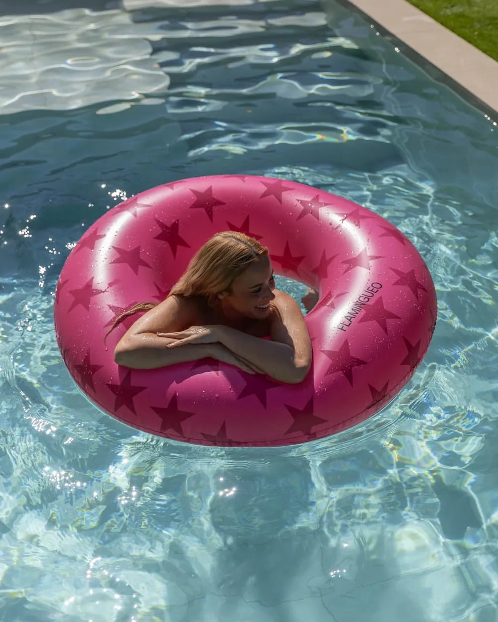 Flotador donut fucsia - JACKSON - Flamingueo