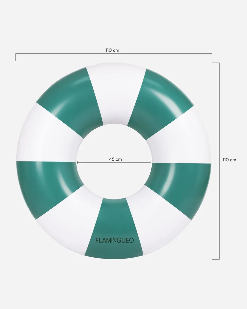 Ciambella verde galleggiante - ALABAMA - Flamingueo