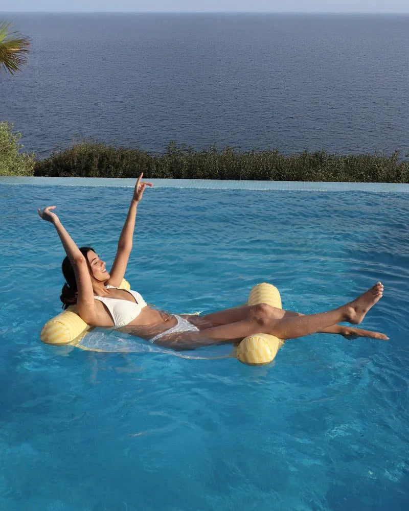 Flotador hamaca amarillo - KALA - Flamingueo