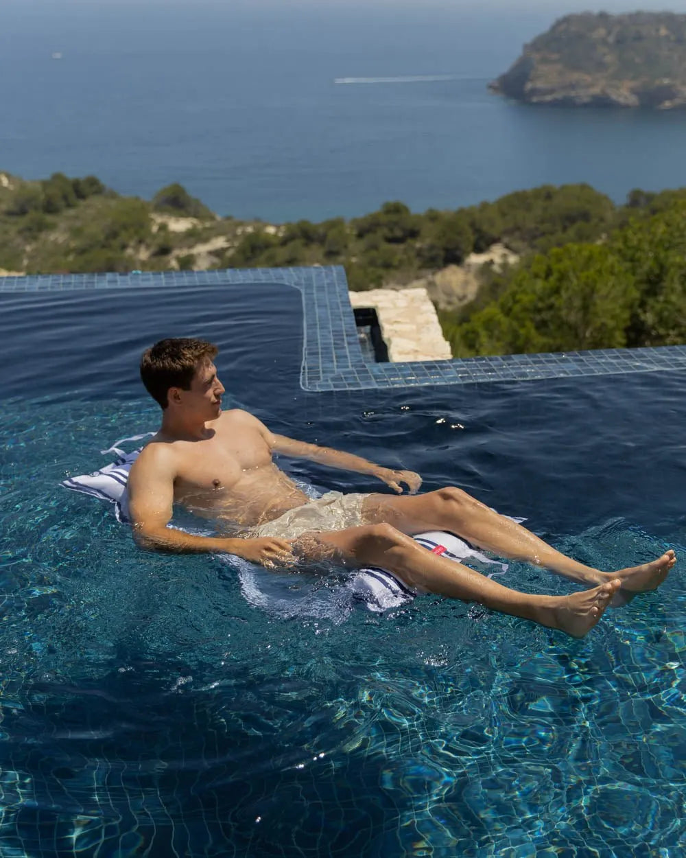 Amaca blu galleggiante - HARBOR - Flamingueo