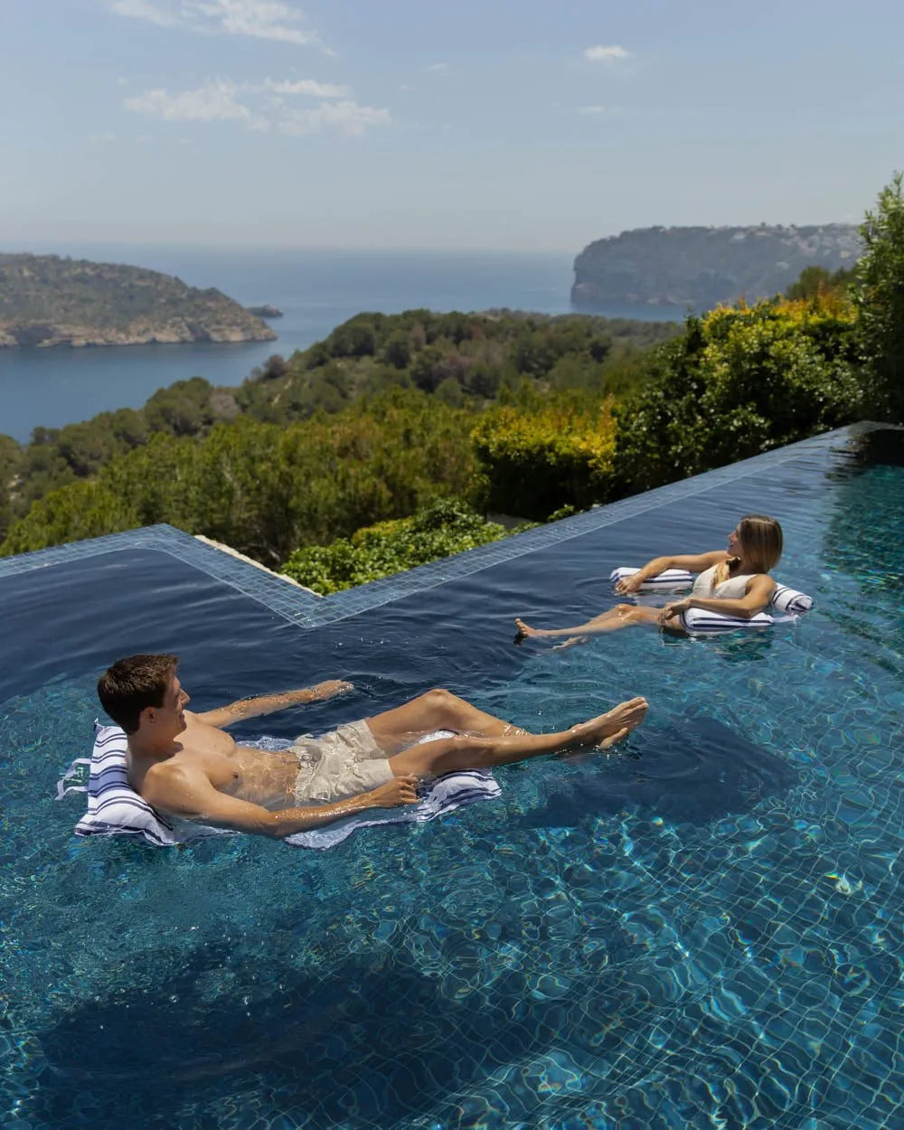 Amaca blu galleggiante - HARBOR - Flamingueo