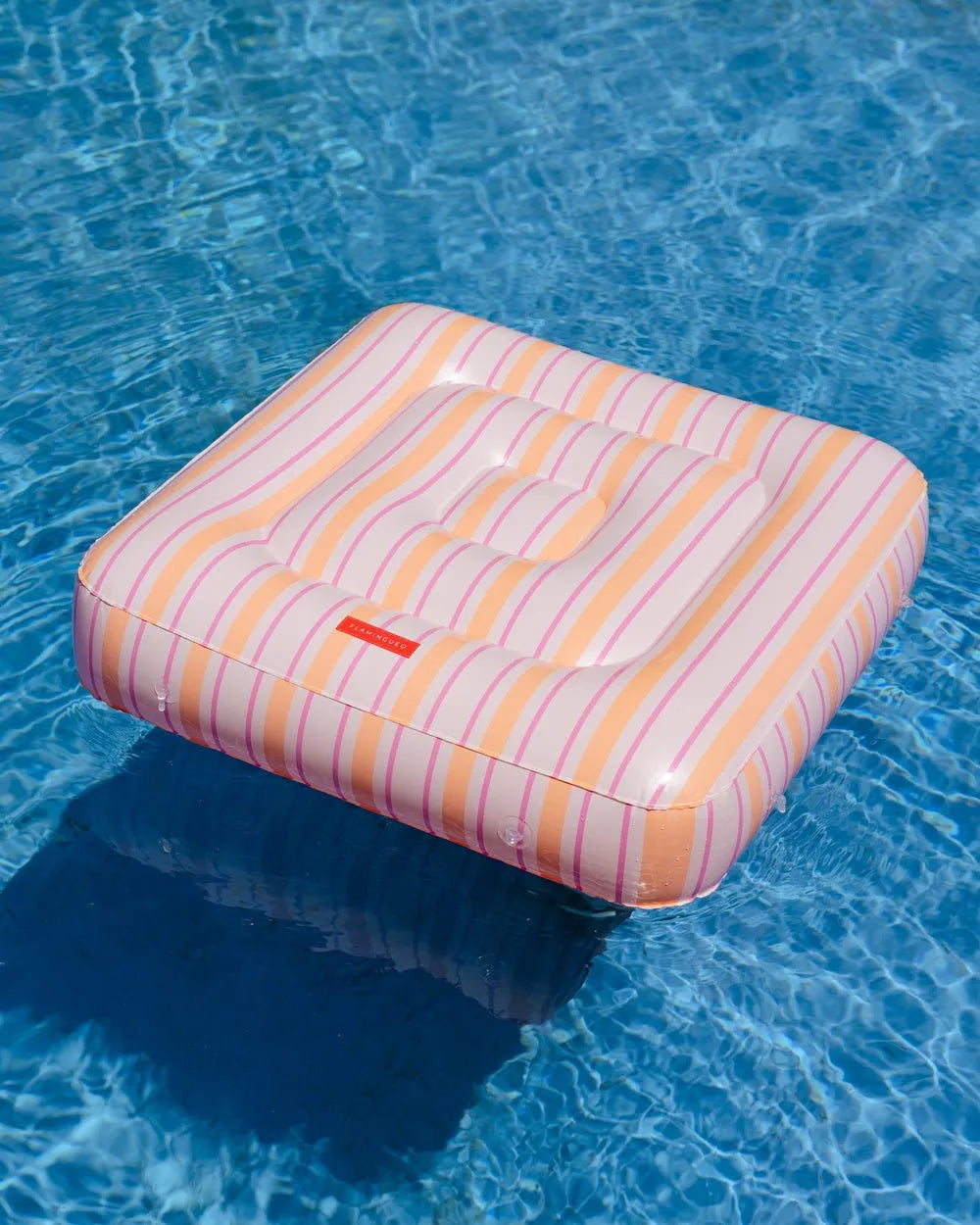 Flaming Mult Multi-position inflatable aquamarine float I Flamingueo