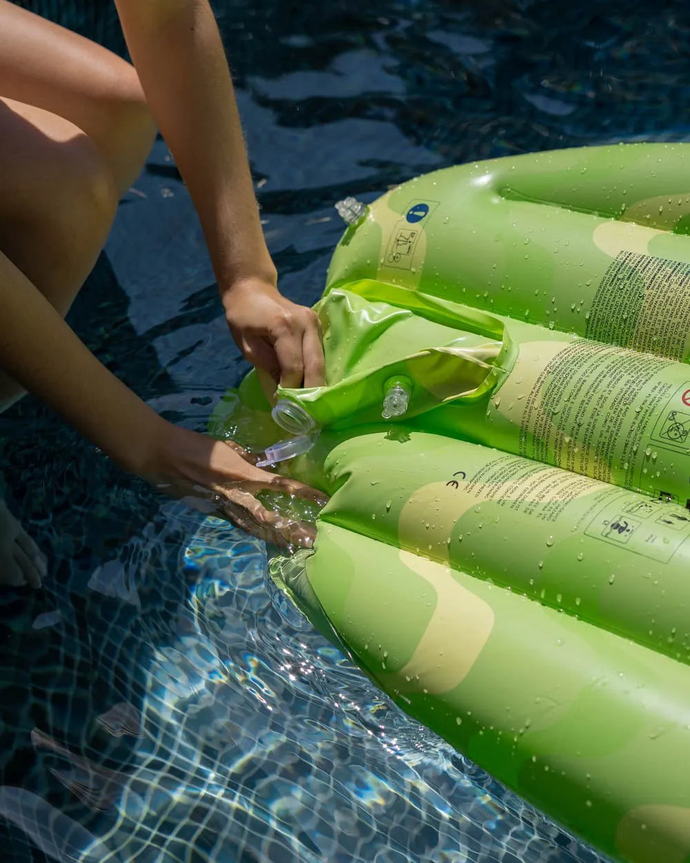 Flotador tabla surf verde - AUSTIN - Flamingueo