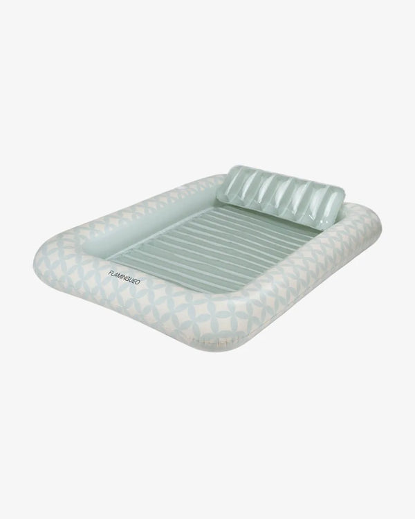 Flotador tumbona cómodo con almohada
