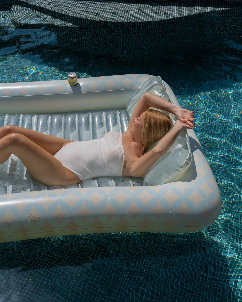 Flotador tanning pool aguamarina - ELSA - Flamingueo