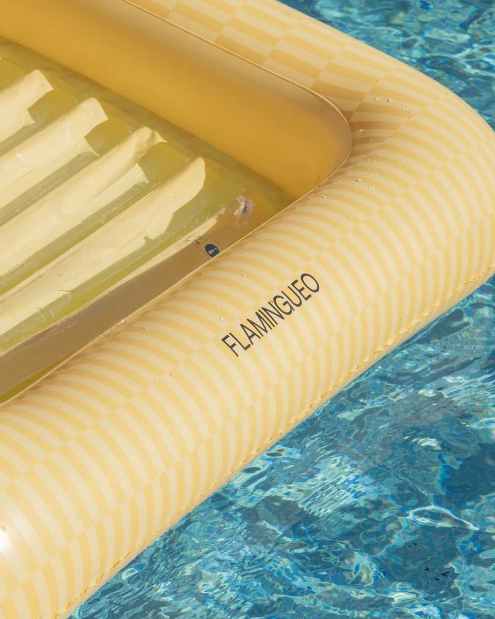 Flotador tanning pool amarilla - PORTOFINO - Flamingueo