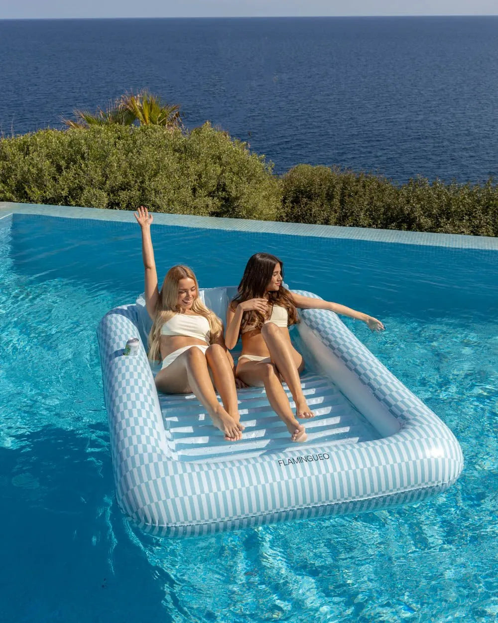 Flotador tanning pool azul - PORTOFINO - Flamingueo