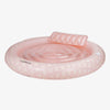 Pink round tanning pool float - LUNA
