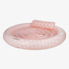 Pink round tanning pool float - LUNA