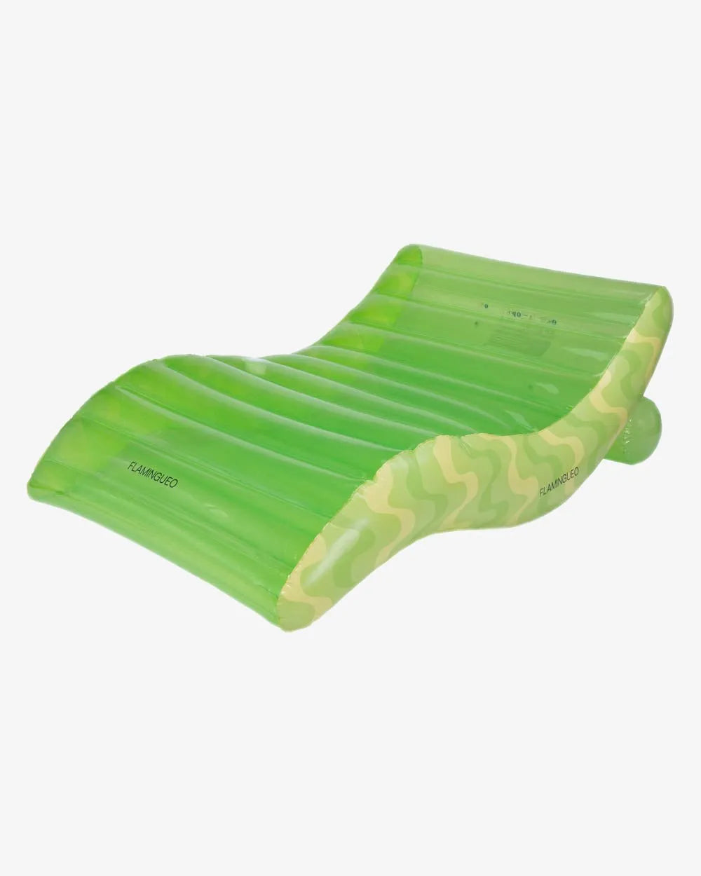 Flotador tumbona verde - ARLO - Flamingueo