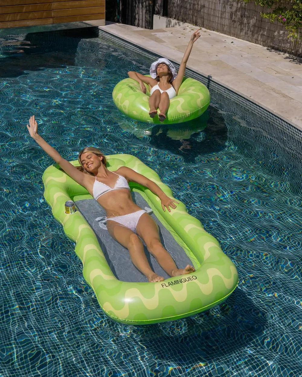 Flotador tumbona verde - ENERGY - Flamingueo