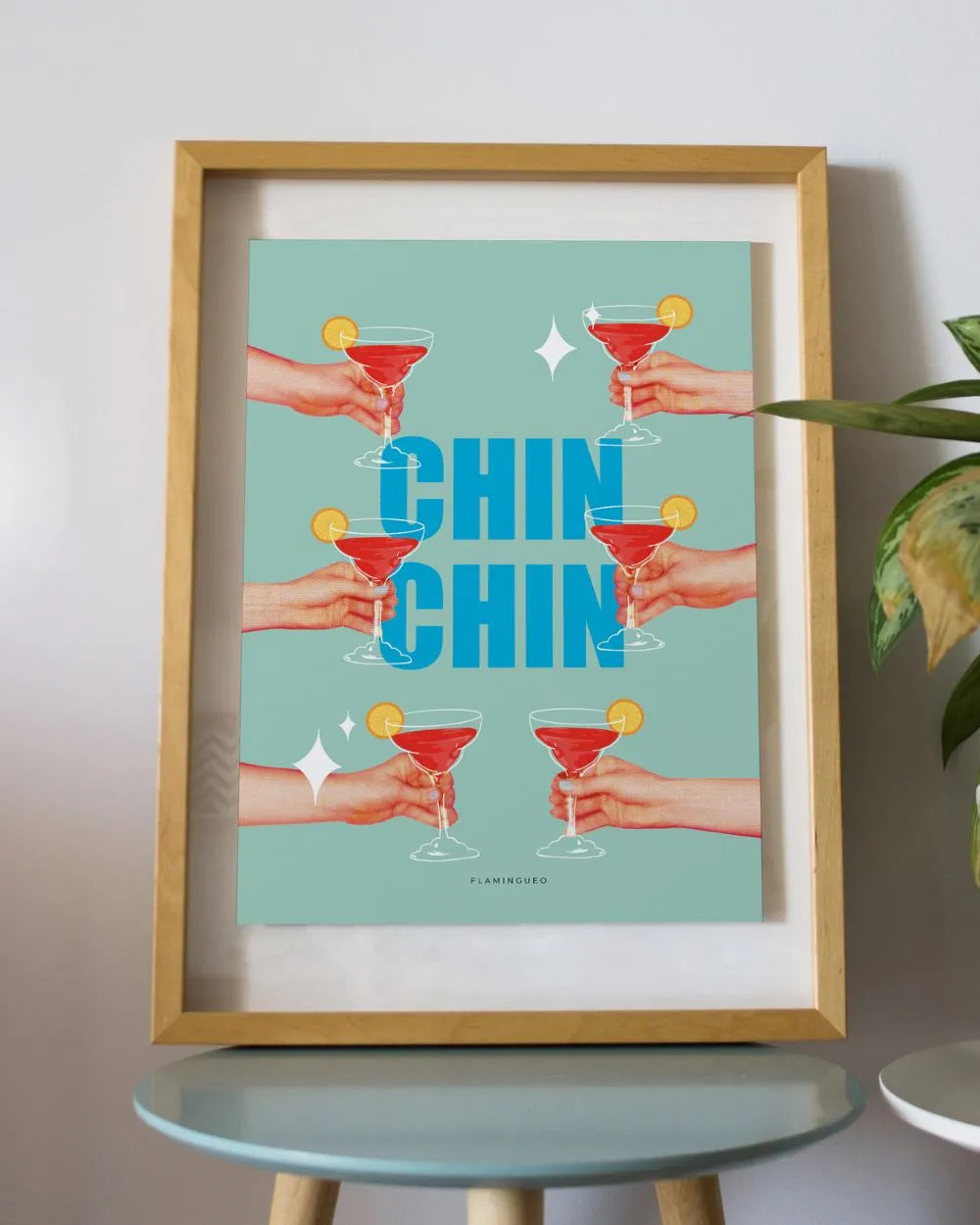 Lámina Decorativa Chin Chin - BLOODY - Flamingueo