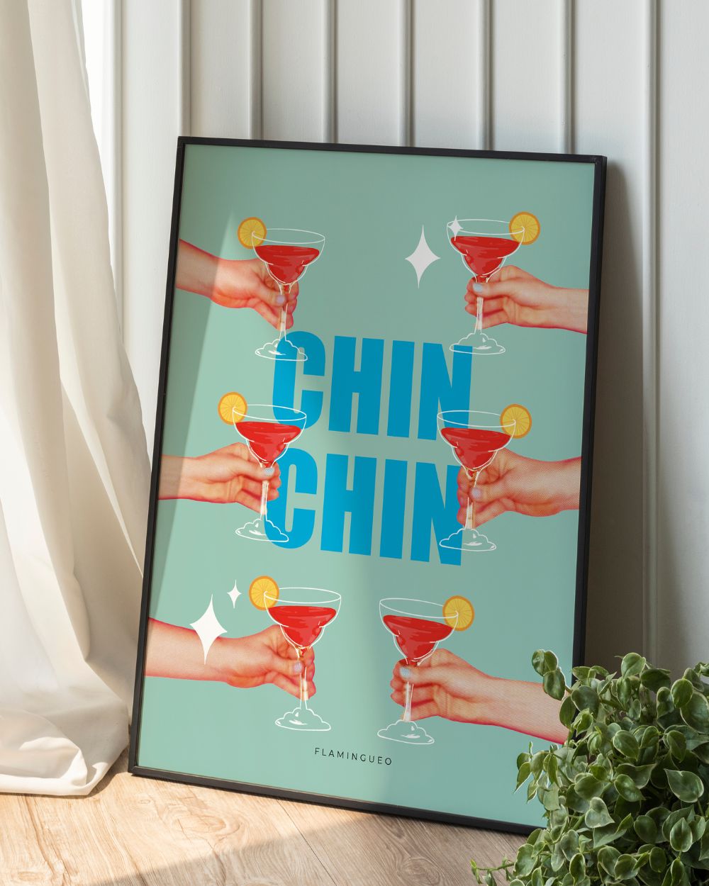 Lámina Decorativa Chin Chin - BLOODY - Flamingueo